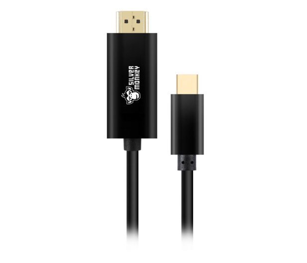 SILVER MONKEY Kabel USB-C - HDMI 1.4 1,8 m - 553343 - zdjęcie